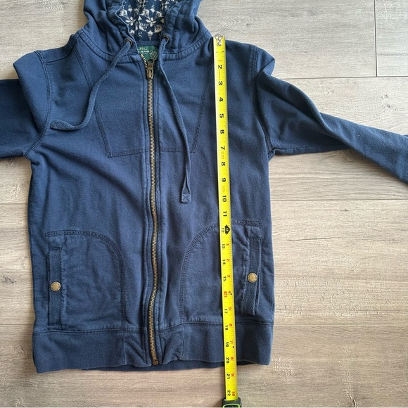 Lauren Jeans Co/Ralph Lauren - navy - full zip hoodie - size XS - Picture 4 of 5